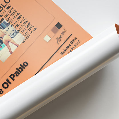 Kanye West The Life Of Pablo Album Poster