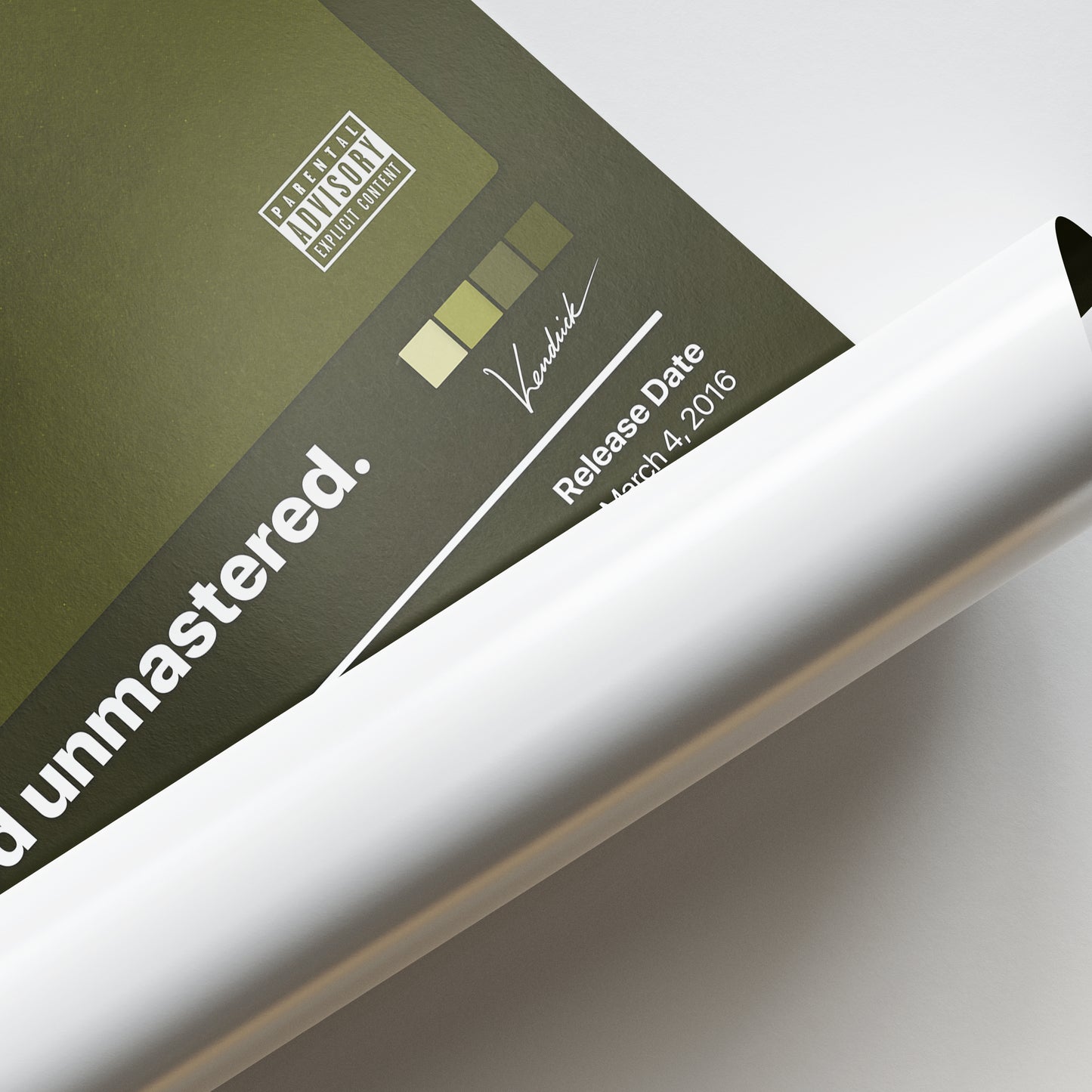 Kendrick Lamar untitled unmastered. Album Poster