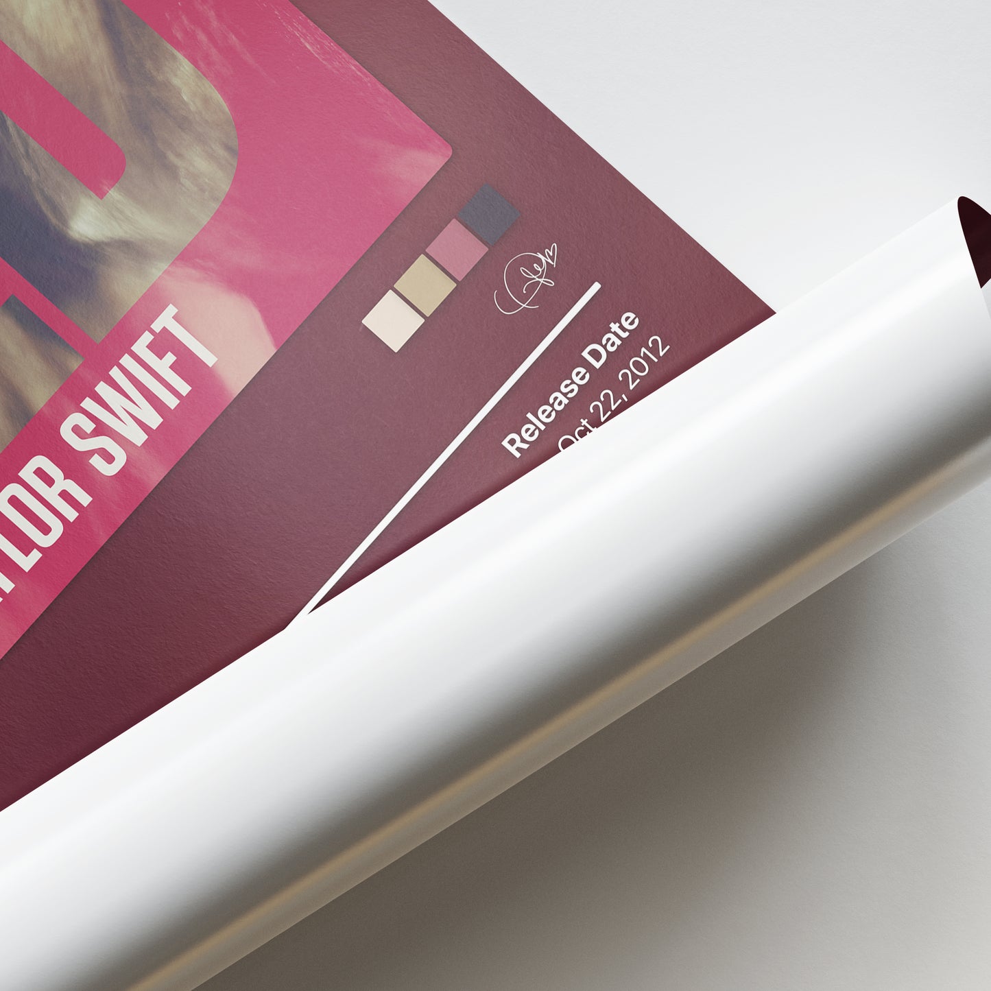 Taylor Swift Red (Deluxe) Album Poster