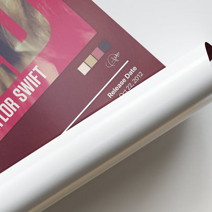 Taylor Swift Red (Deluxe) Album Poster