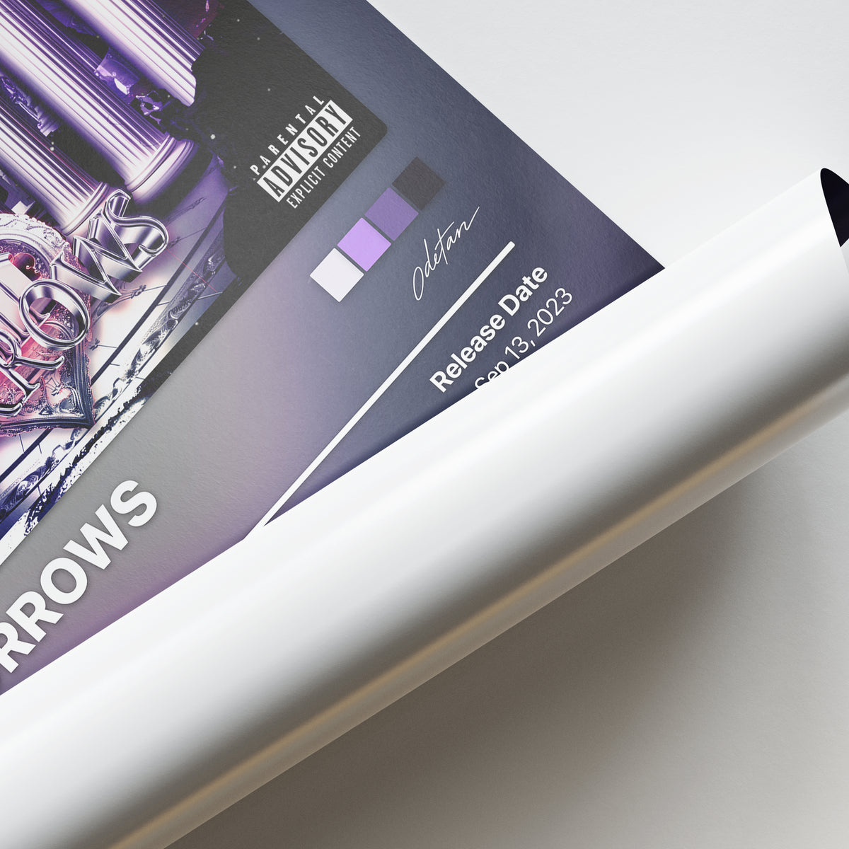 Odetari XIII SORROWS Album Poster