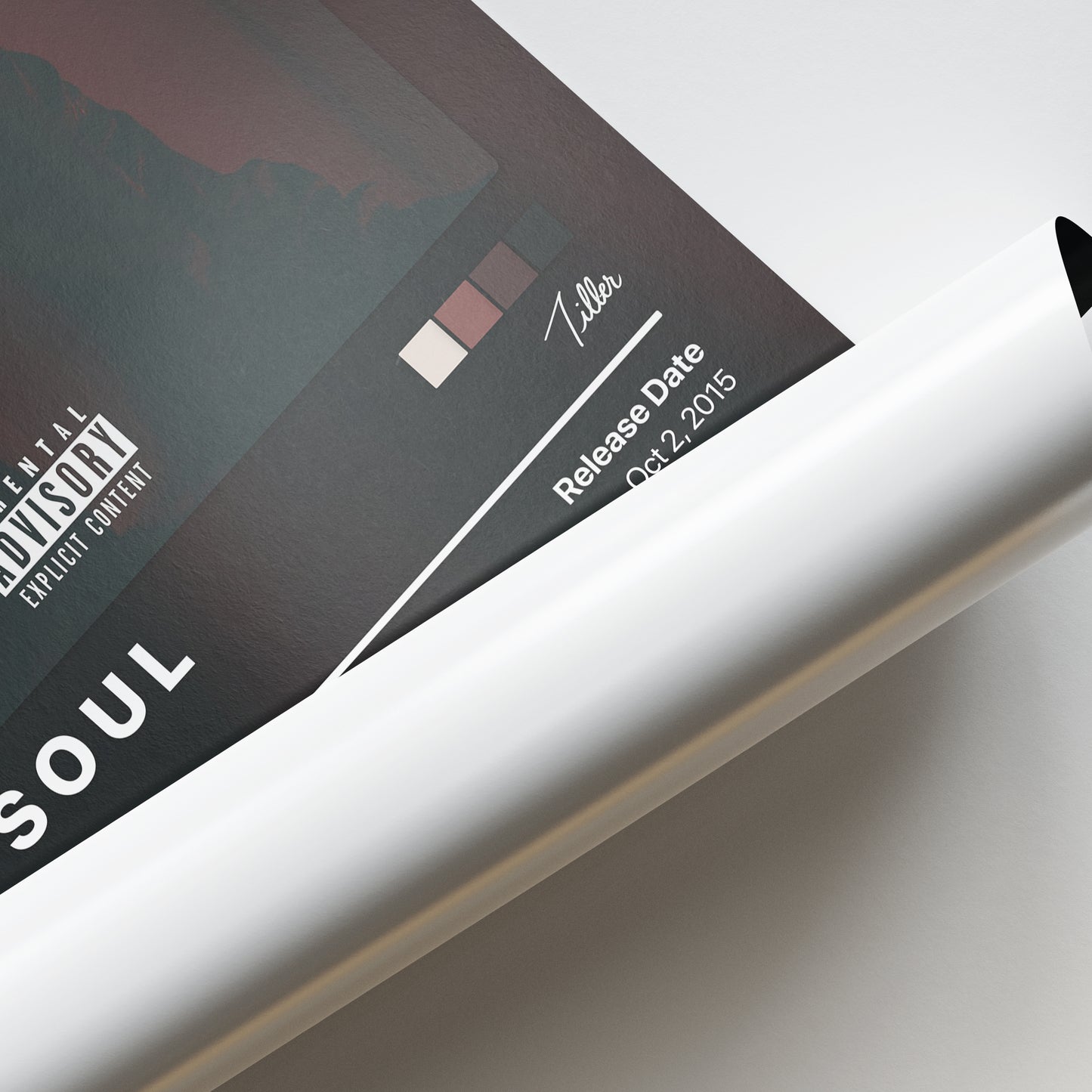 Bryson Tiller TRAPSOUL Album Poster