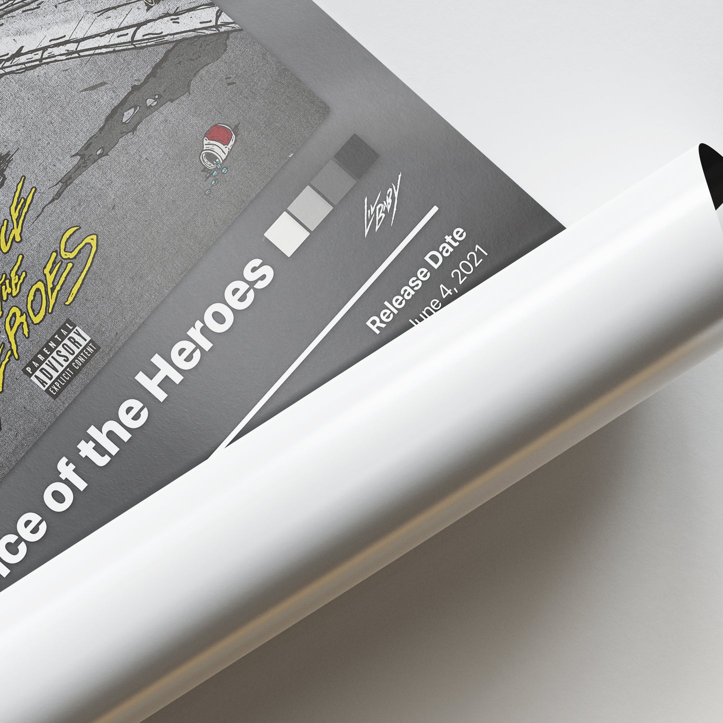 Lil Baby The Voice of the Heroes Album Poster
