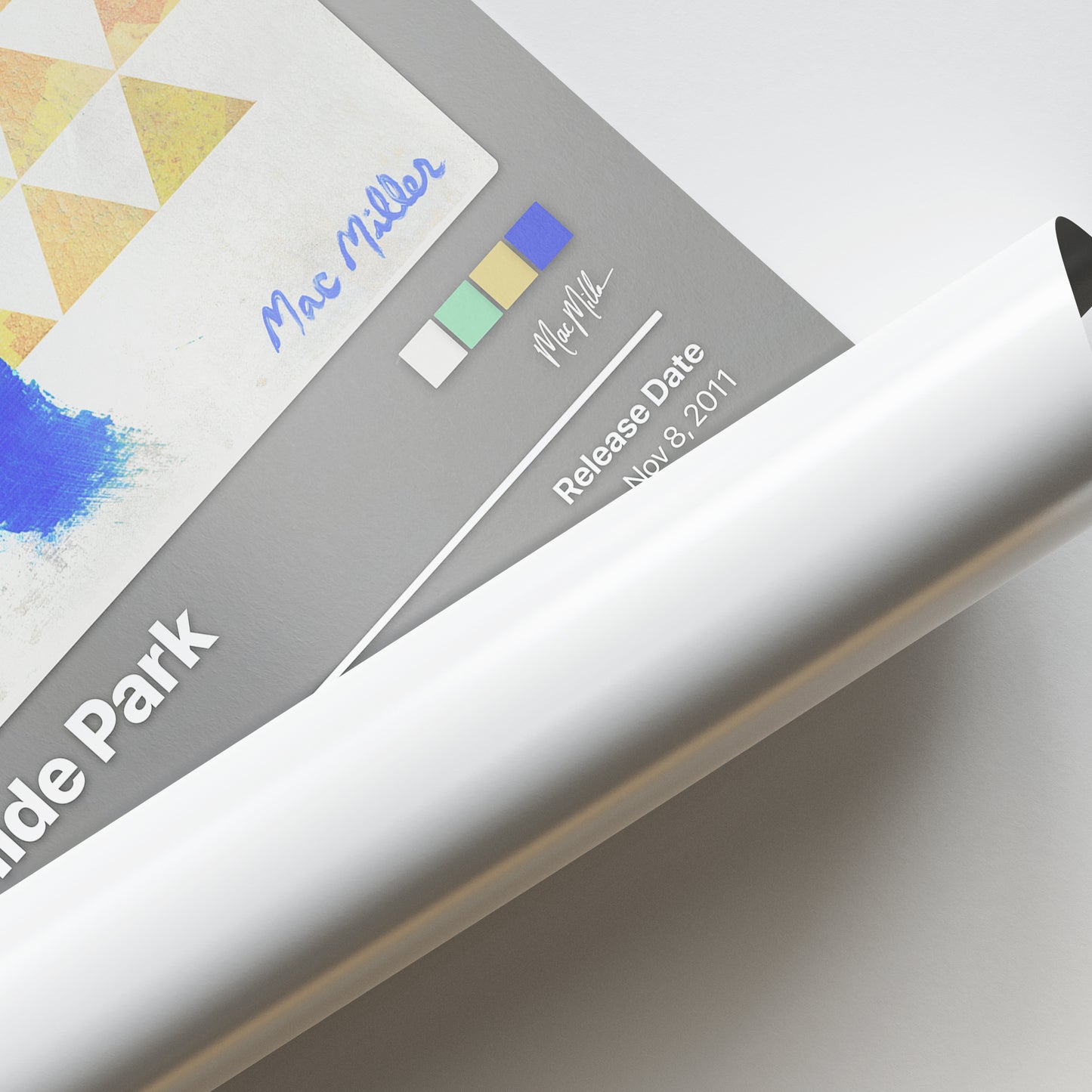 Mac Miller Blue Slide Park Album Poster