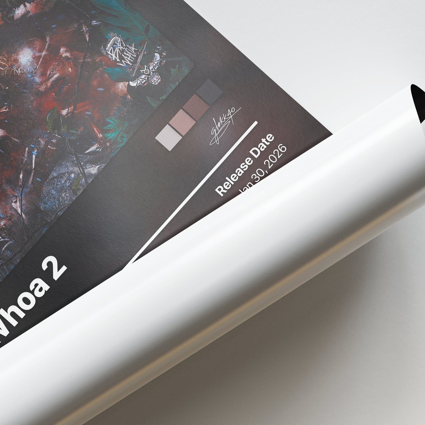 Glokk40Spaz Baby Whoa 2 (Deluxe) Album Poster