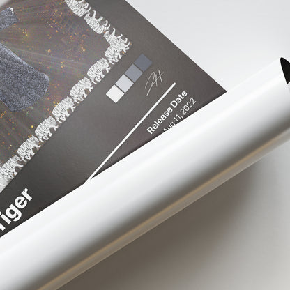 2hollis White Tiger Album Poster