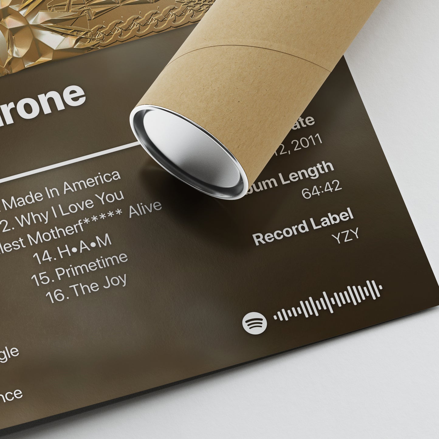 Kanye West Watch The Throne Album Poster