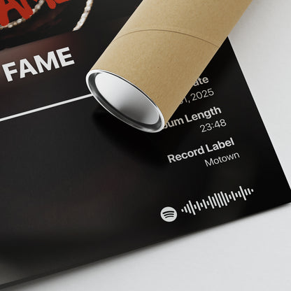 Offset HAUNTED BY FAME Album Poster