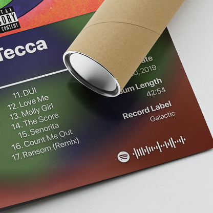 Lil Tecca We Love You Tecca Album Poster