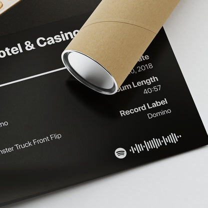 Arctic Monkeys Tranquility Base Hotel & Casino Album Poster