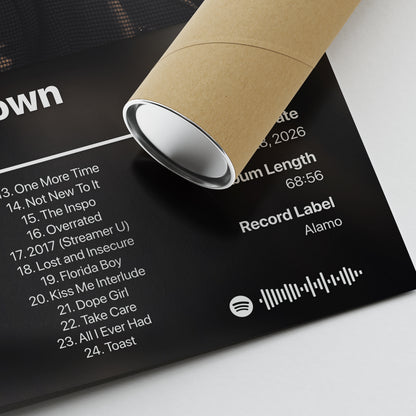 Rod Wave Don't Look Down Album Poster