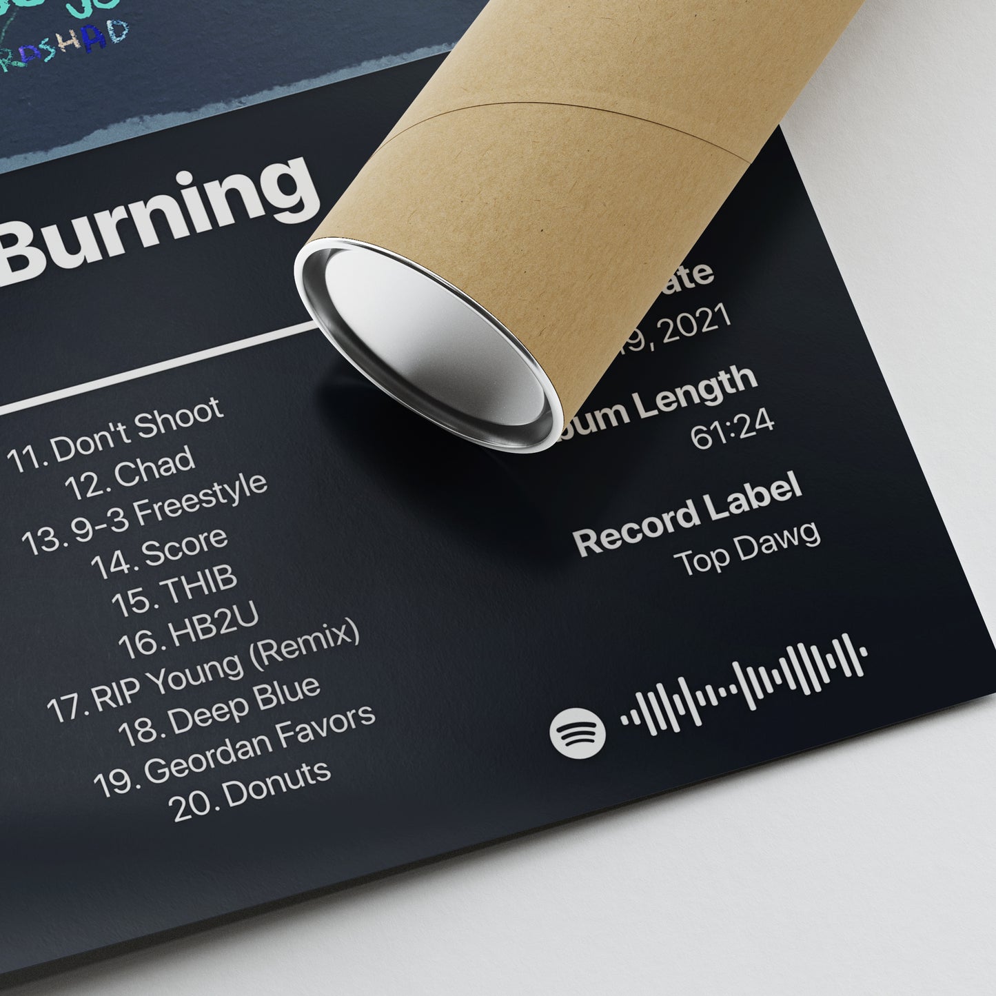 Isaiah Rashad The House Is Burning (homies begged) Album Poster