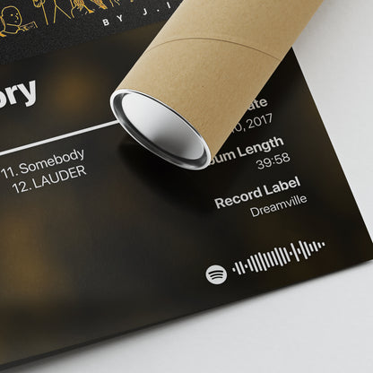 JID The Never Story Album Poster