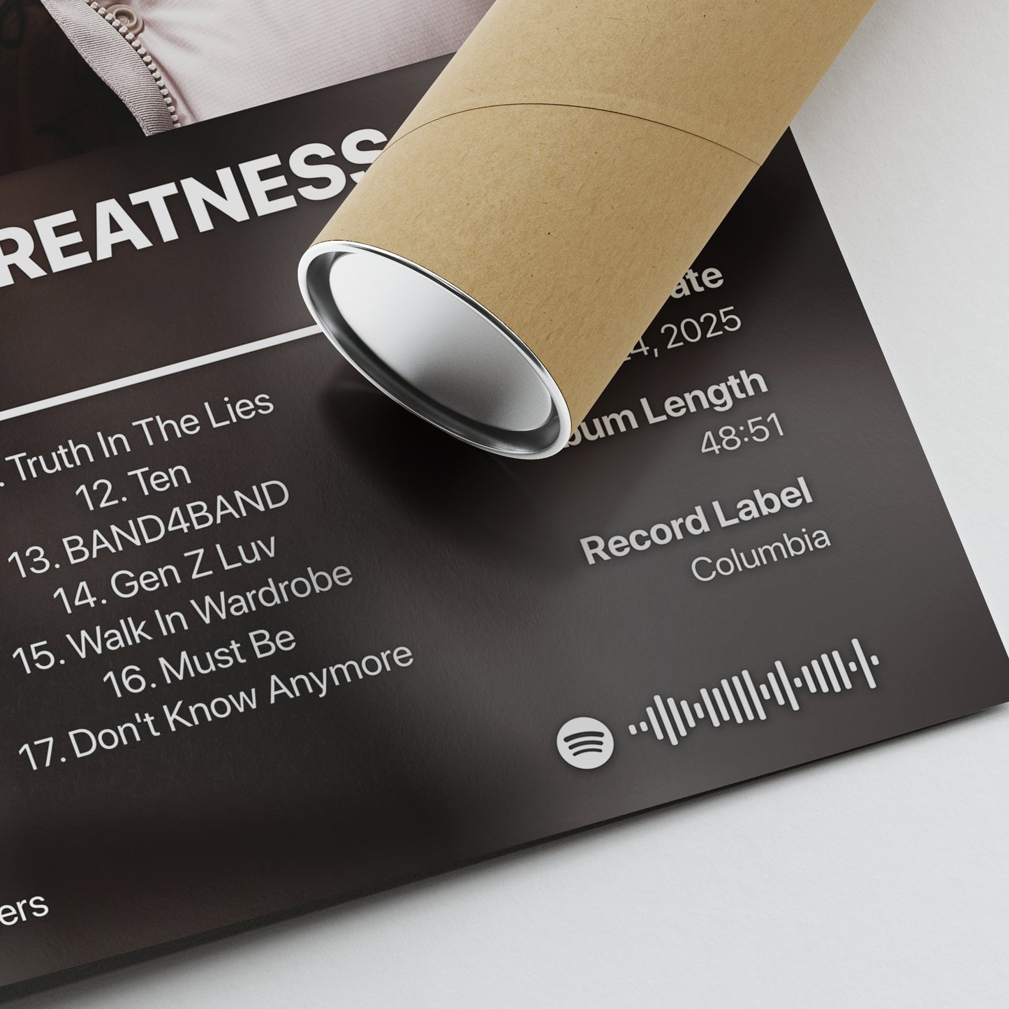 Central Cee CAN'T RUSH GREATNESS Album Poster