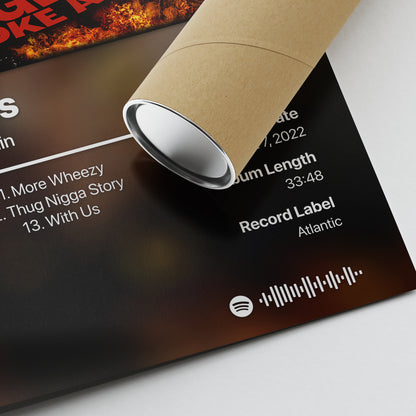 YoungBoy Never Broke Again 3800 Degrees Album Poster