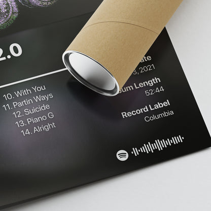 Polo G Hall of Fame 2.0 Album Poster