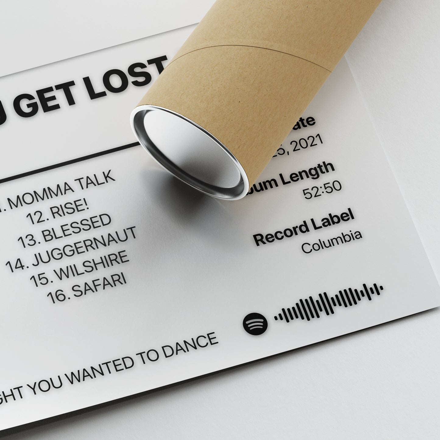 Tyler, The Creator CALL ME IF YOU GET LOST Album Poster