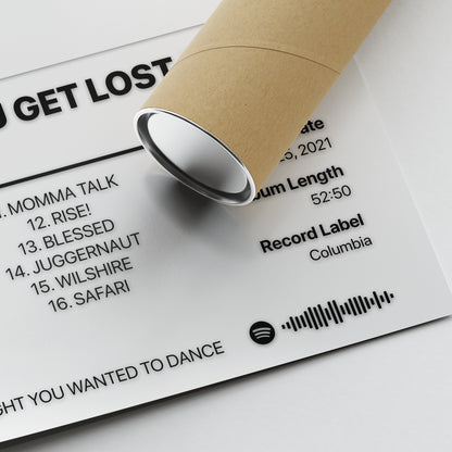 Tyler, The Creator CALL ME IF YOU GET LOST Album Poster