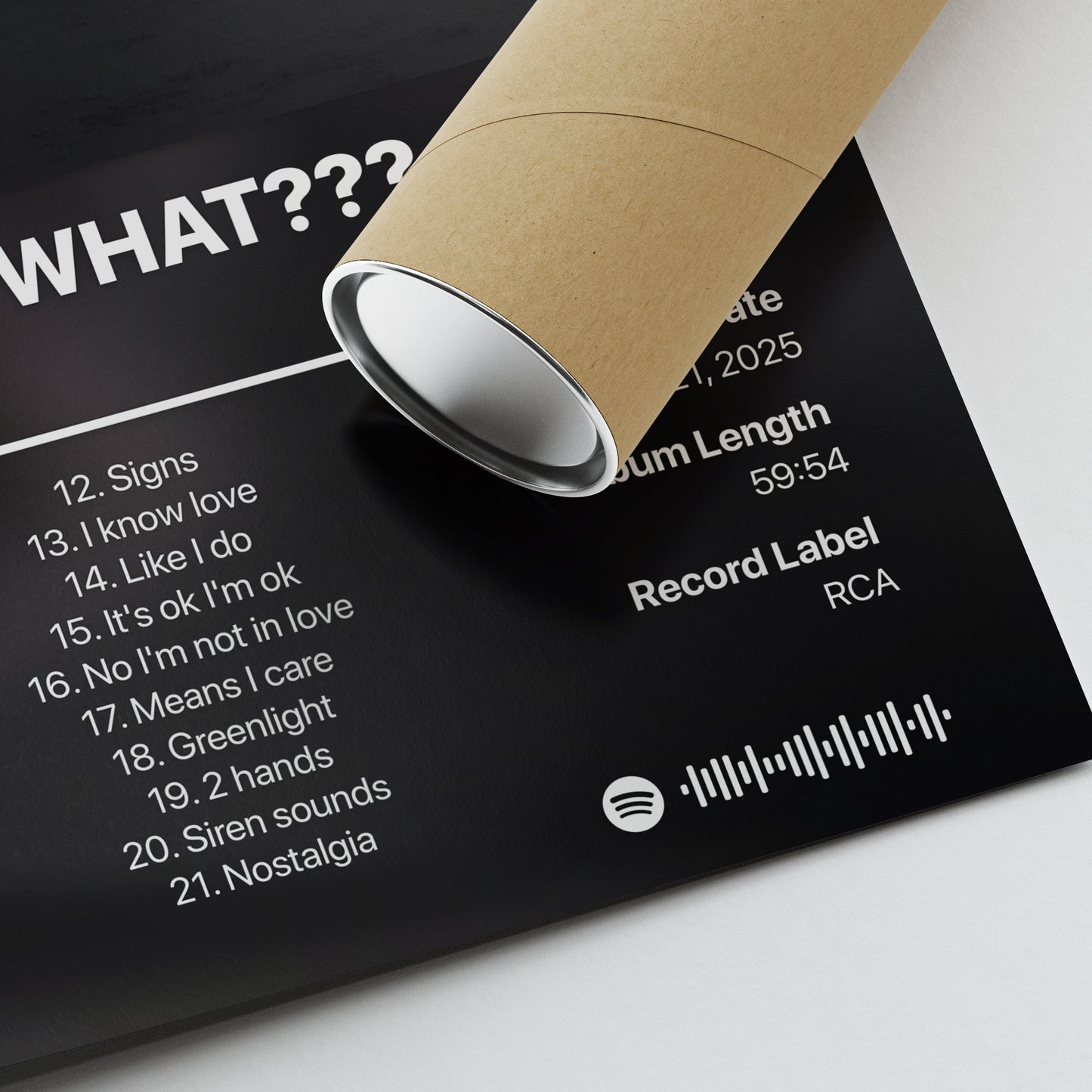 Tate McRae SO CLOSE TO WHAT??? (deluxe) Album Poster