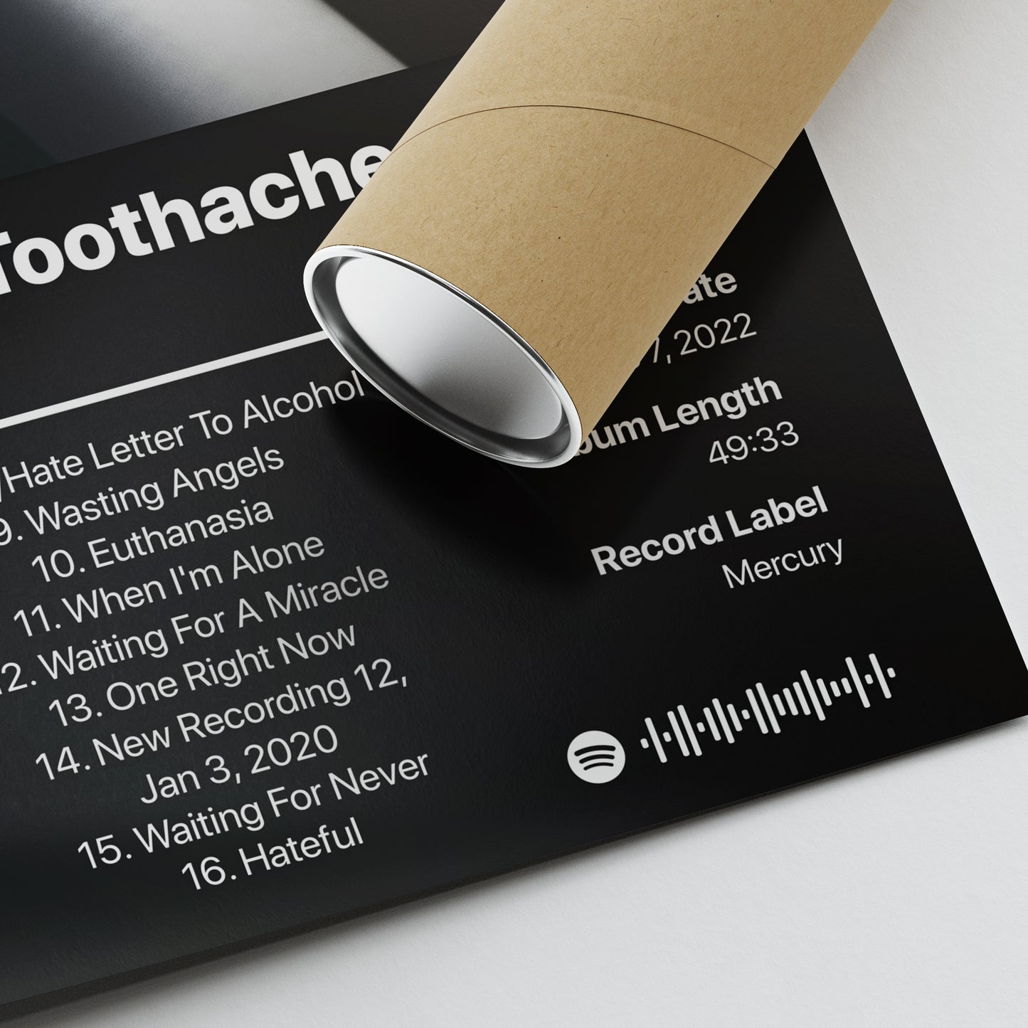 Post Malone Twelve Carat Toothache Album Poster