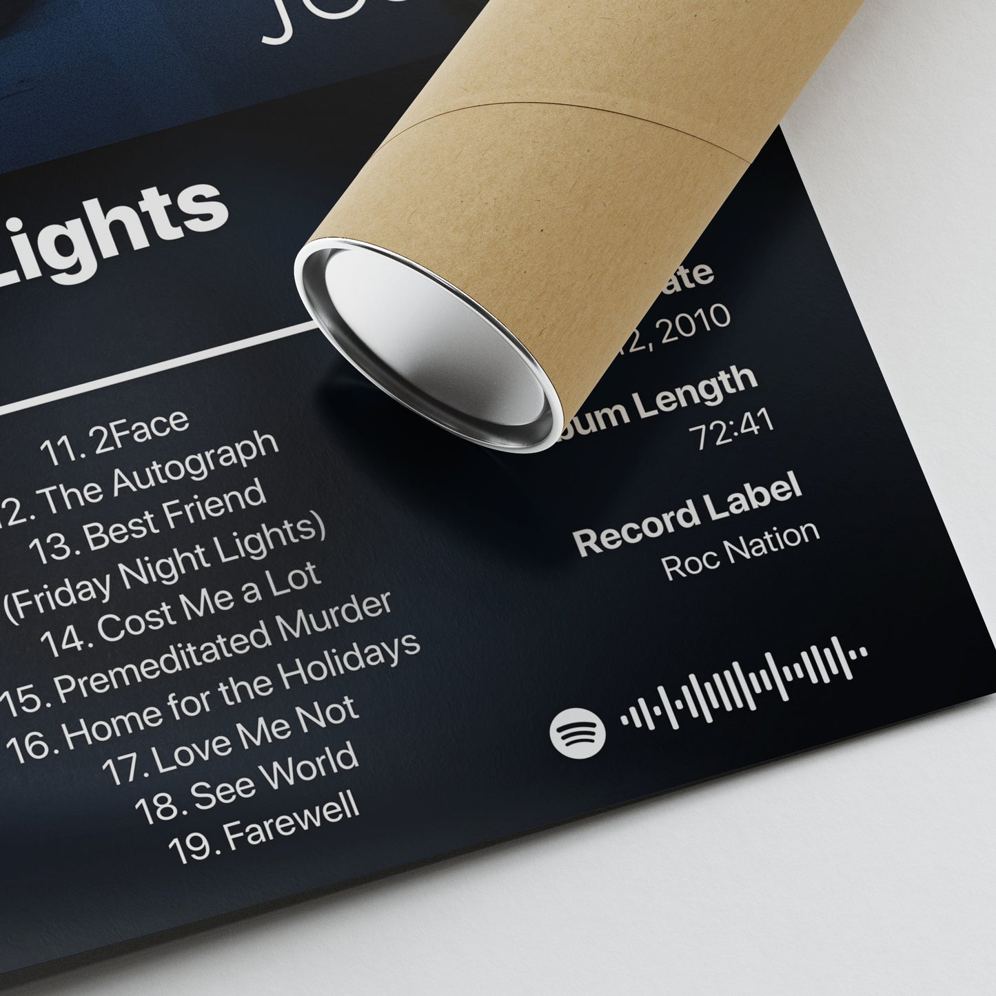 J. Cole Friday Night Lights Album Poster