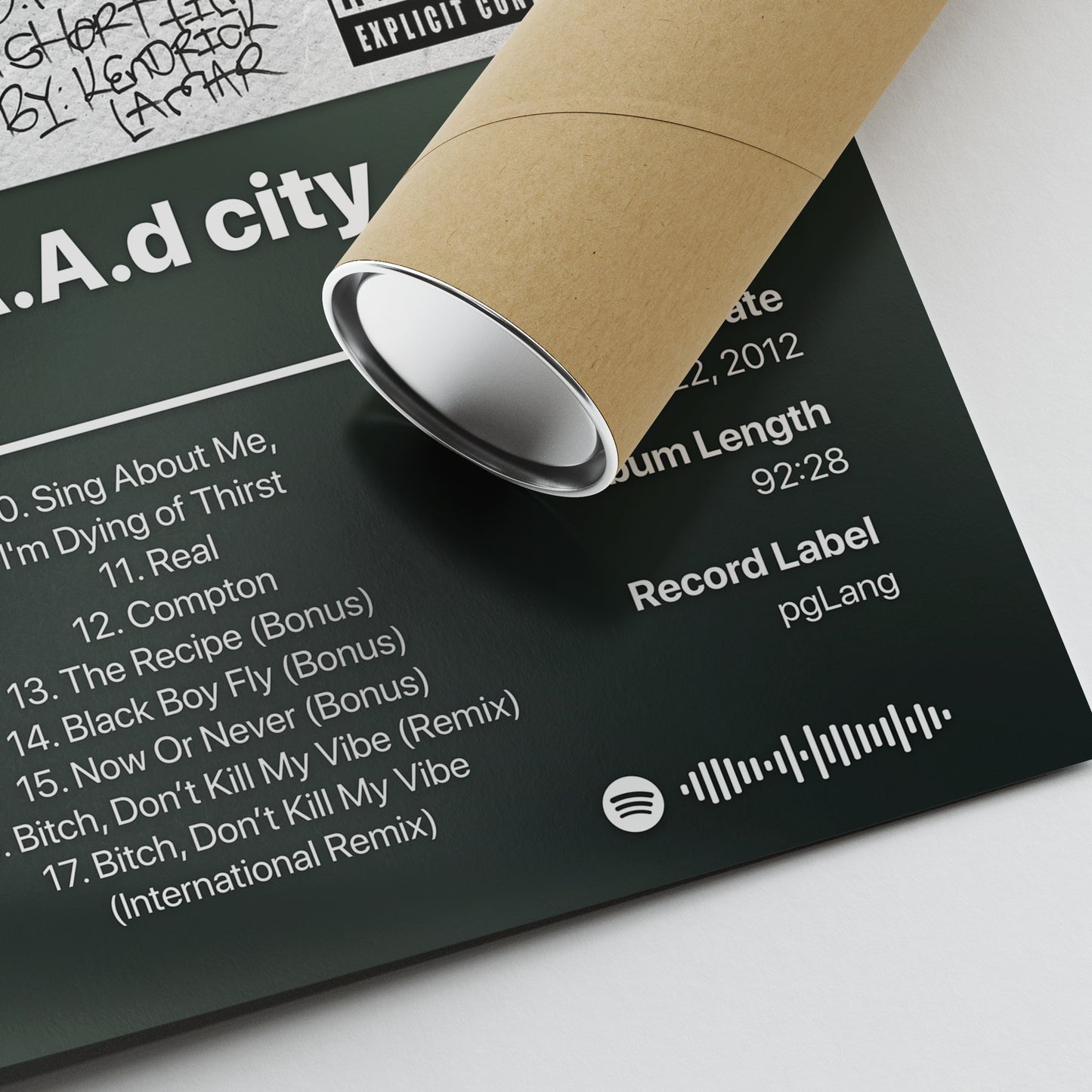 Kendrick Lamar good kid, m.A.A.d city (Deluxe) Album Poster