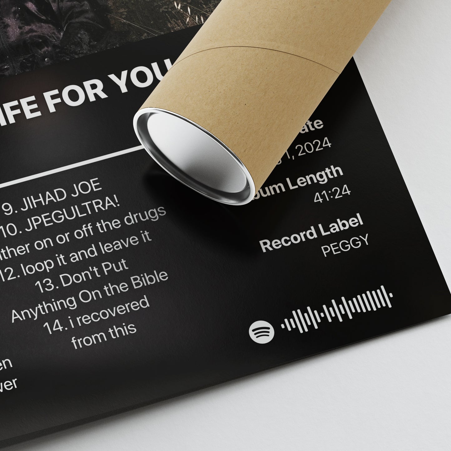 JPEGMAFIA I LAY DOWN MY LIFE FOR YOU Album Poster