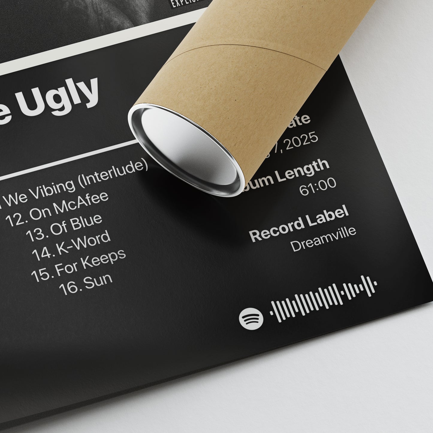 JID God Does Like Ugly (Alternate Version) Album Poster