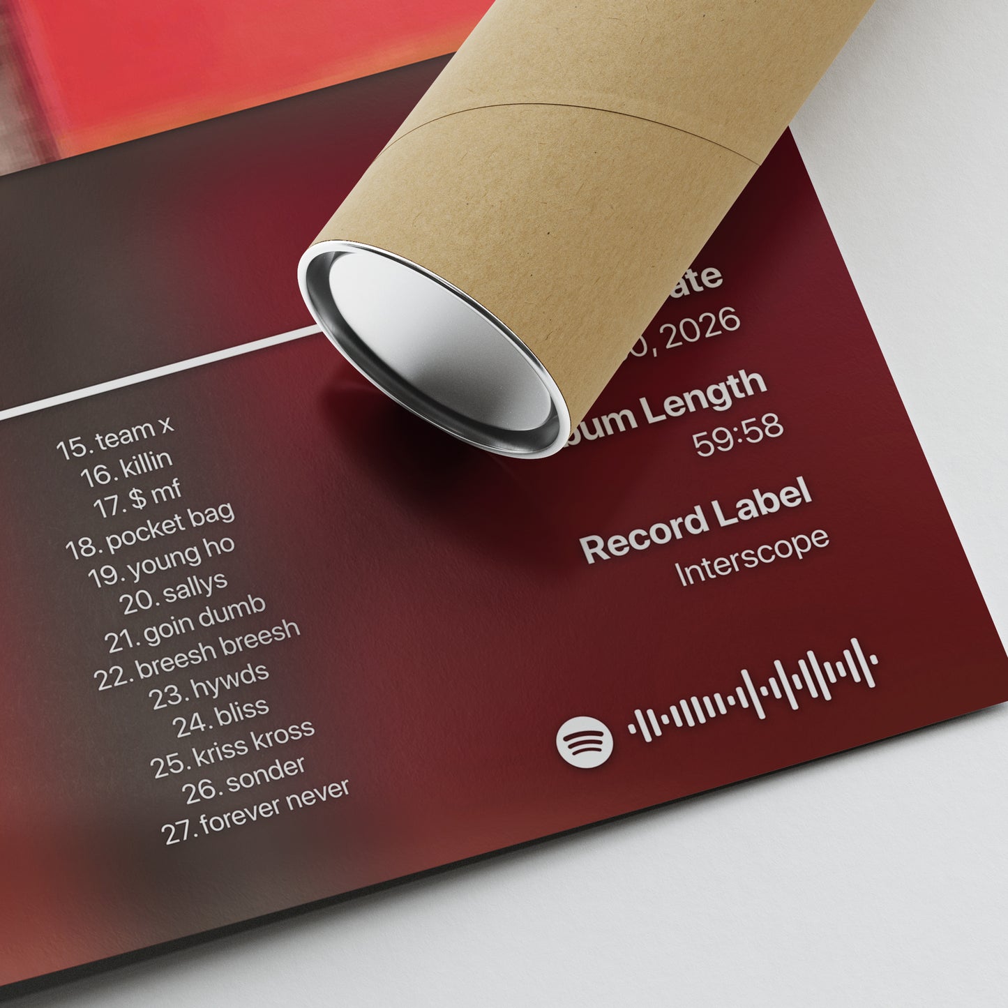 Nettspend HIM Album Poster