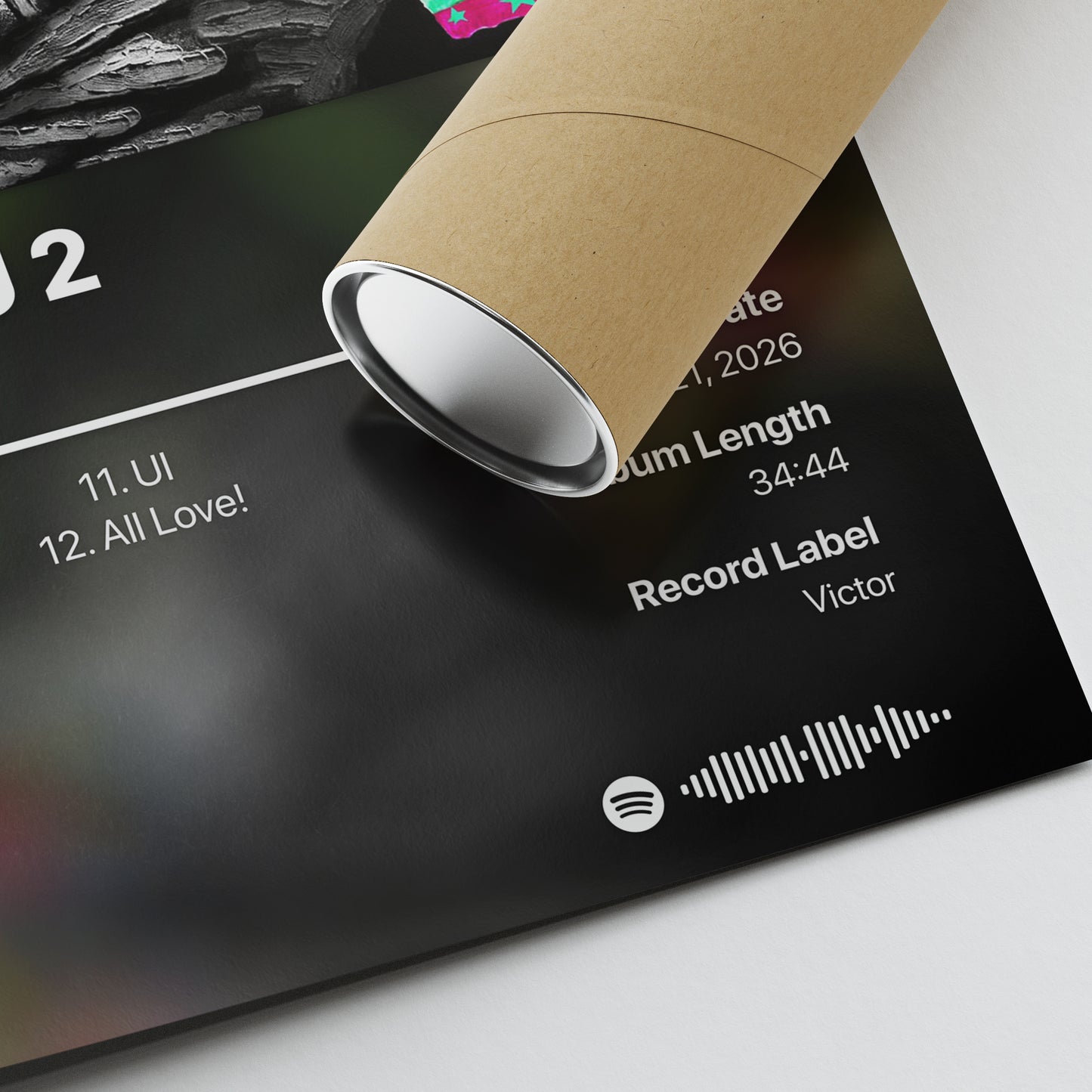 prettifun Pretti Loves U 2 Album Poster