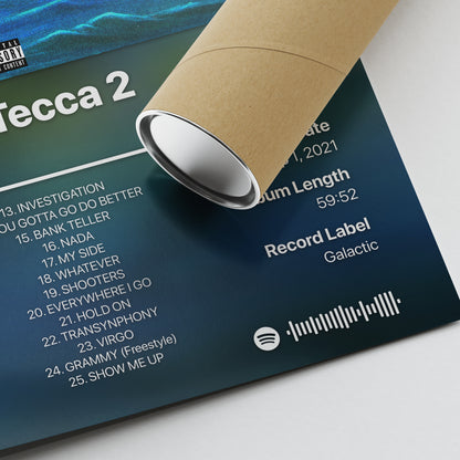 Lil Tecca We Love You Tecca 2 Album Poster