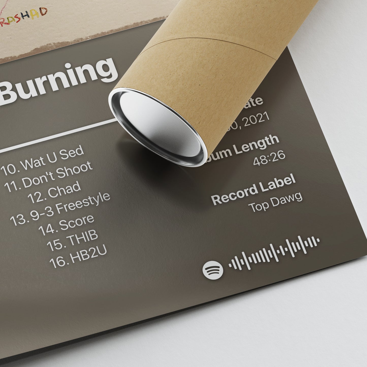 Isaiah Rashad The House Is Burning Album Poster