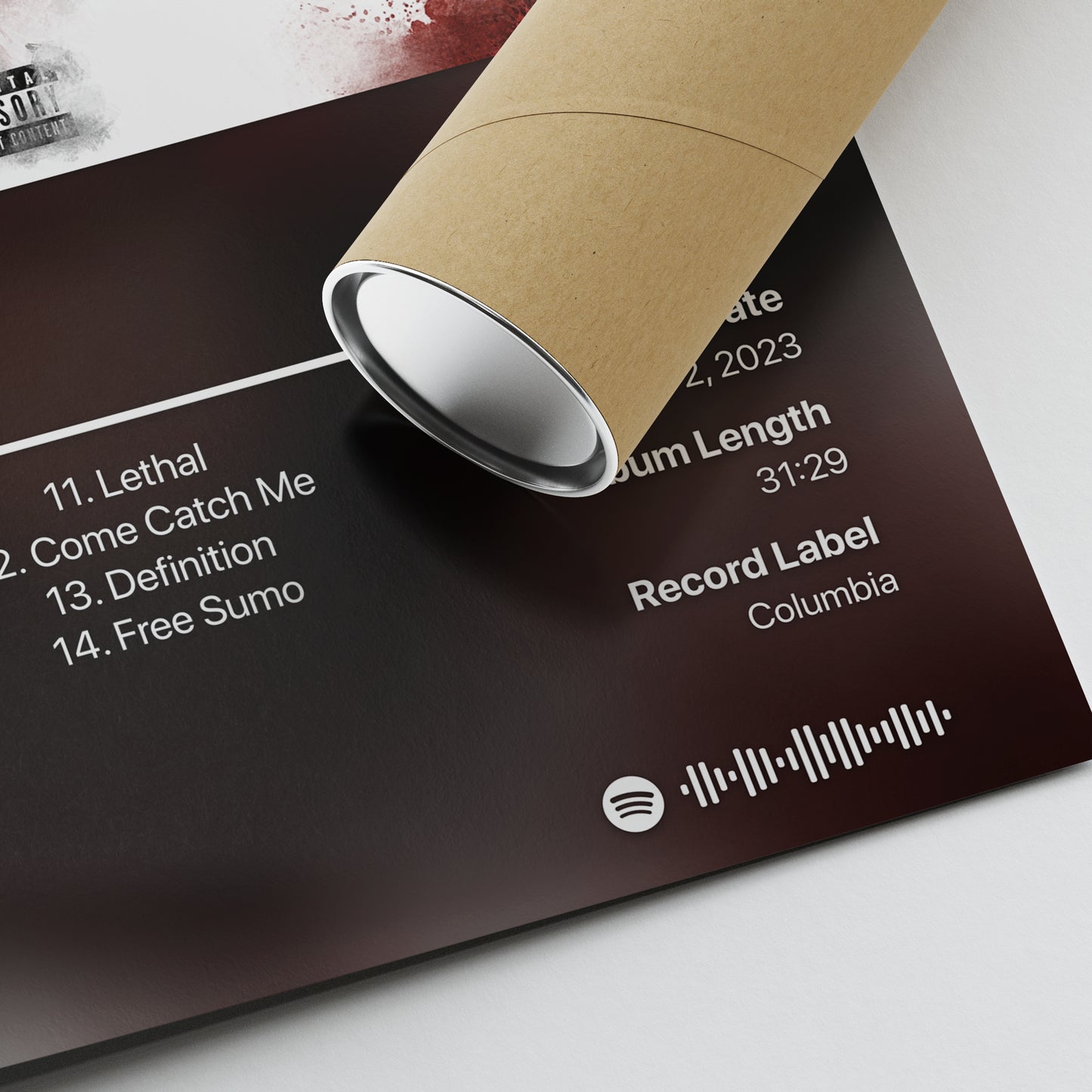 Glokk40Spaz Glokk Files Album Poster