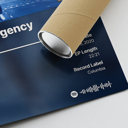 Lil Tjay State of Emergency Album Poster