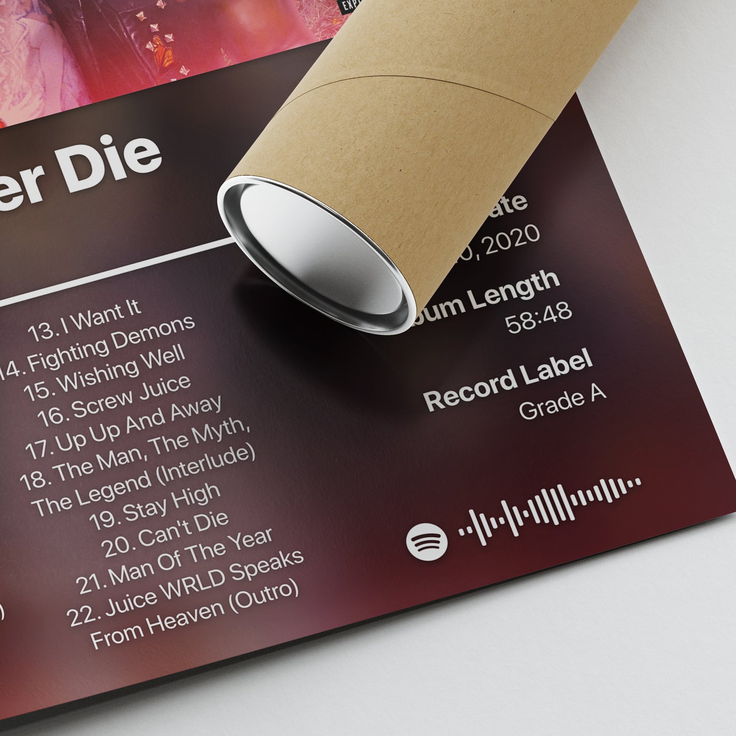 Juice WRLD Legends Never Die Album Poster
