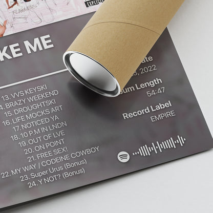 LUCKI FLAWLESS LIKE ME Album Poster