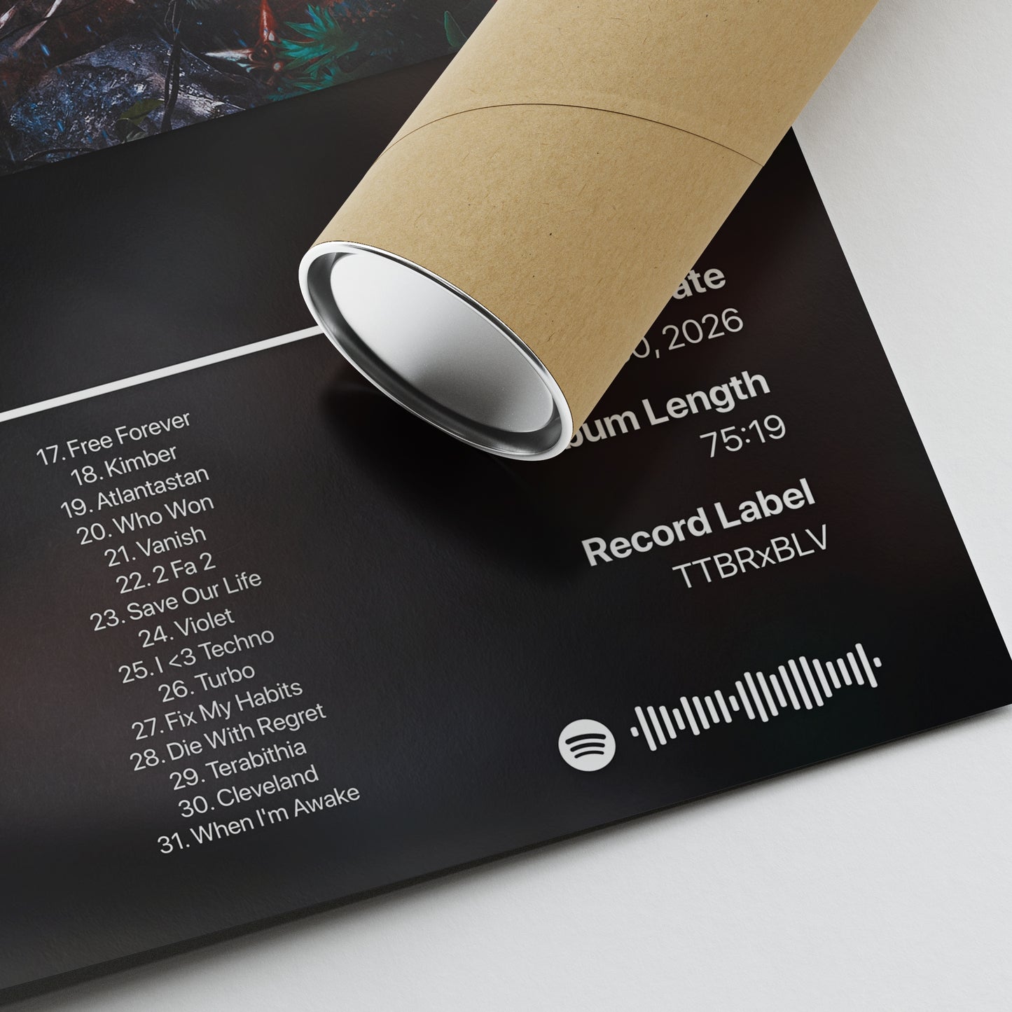 Glokk40Spaz Baby Whoa 2 (Deluxe) Album Poster