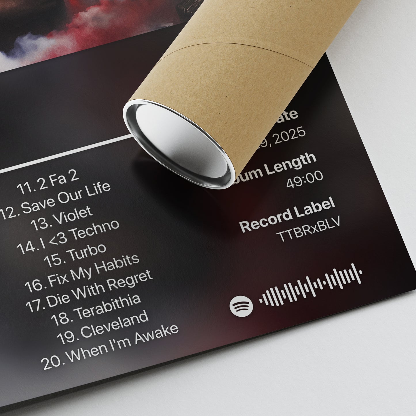 Glokk40Spaz Baby Whoa 2 Album Poster