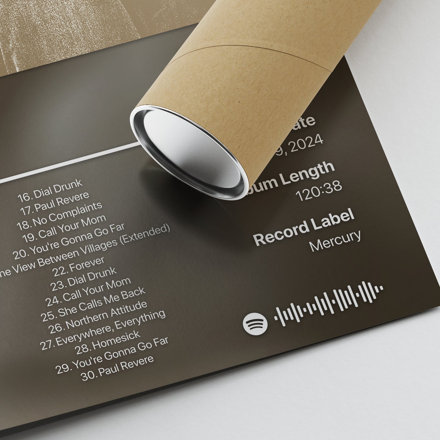 Noah Kahan Stick Season (Forever) Album Poster