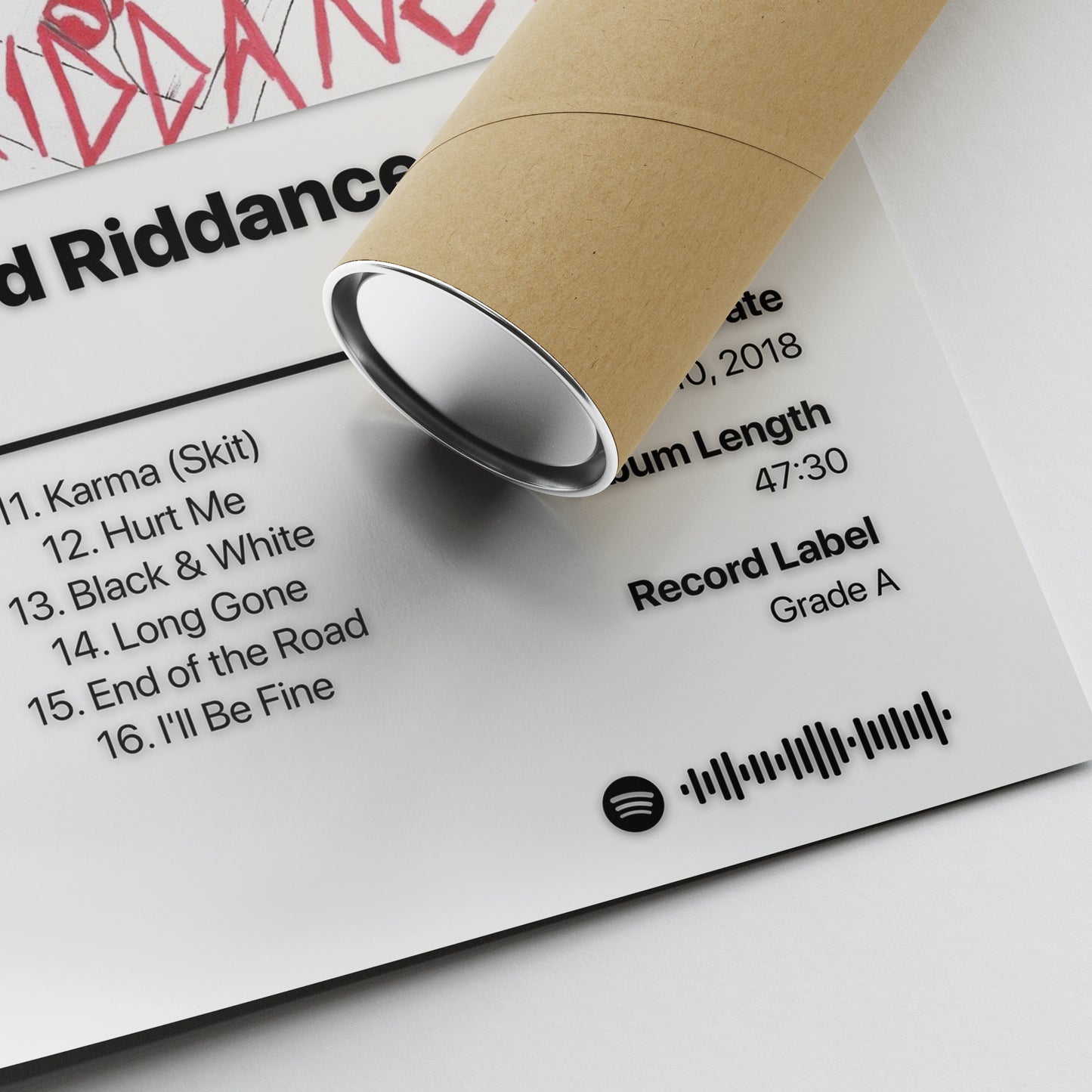 Juice WRLD Goodbye & Good Riddance Album Poster