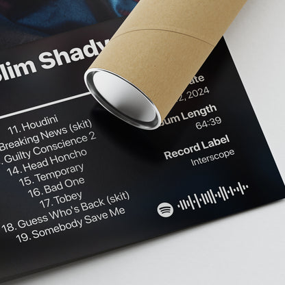 Eminem The Death of Slim Shady Album Poster