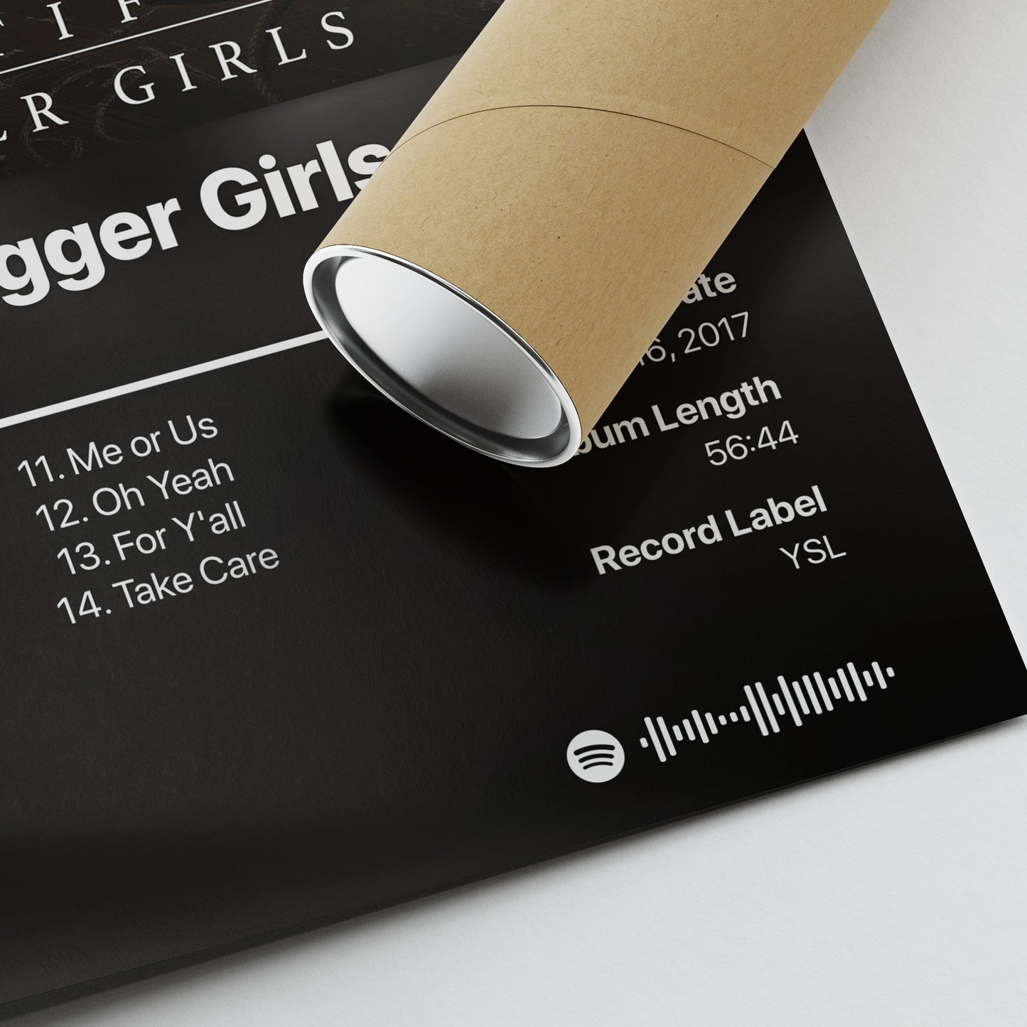 Young Thug Beautiful Thugger Girls Album Poster