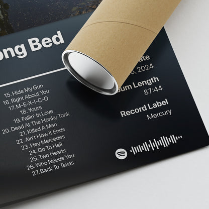 Post Malone F-1 Trillion: Long Bed Album Poster
