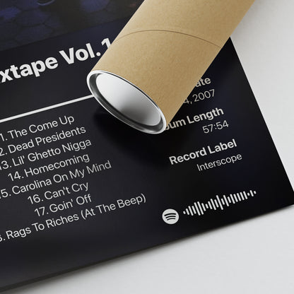 J. Cole The Come Up Mixtape Vol. 1 Album Poster
