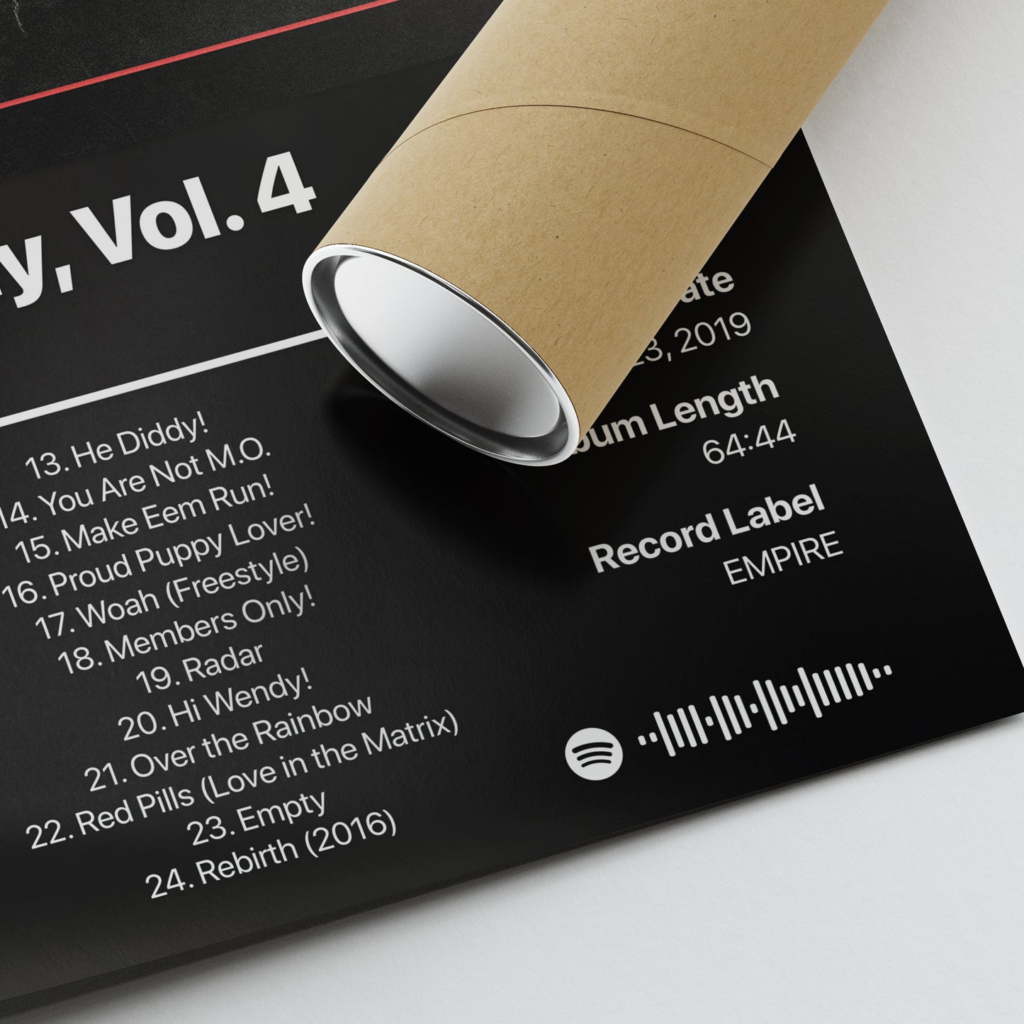 XXXTENTACION Members Only, Vol. 4 Album Poster