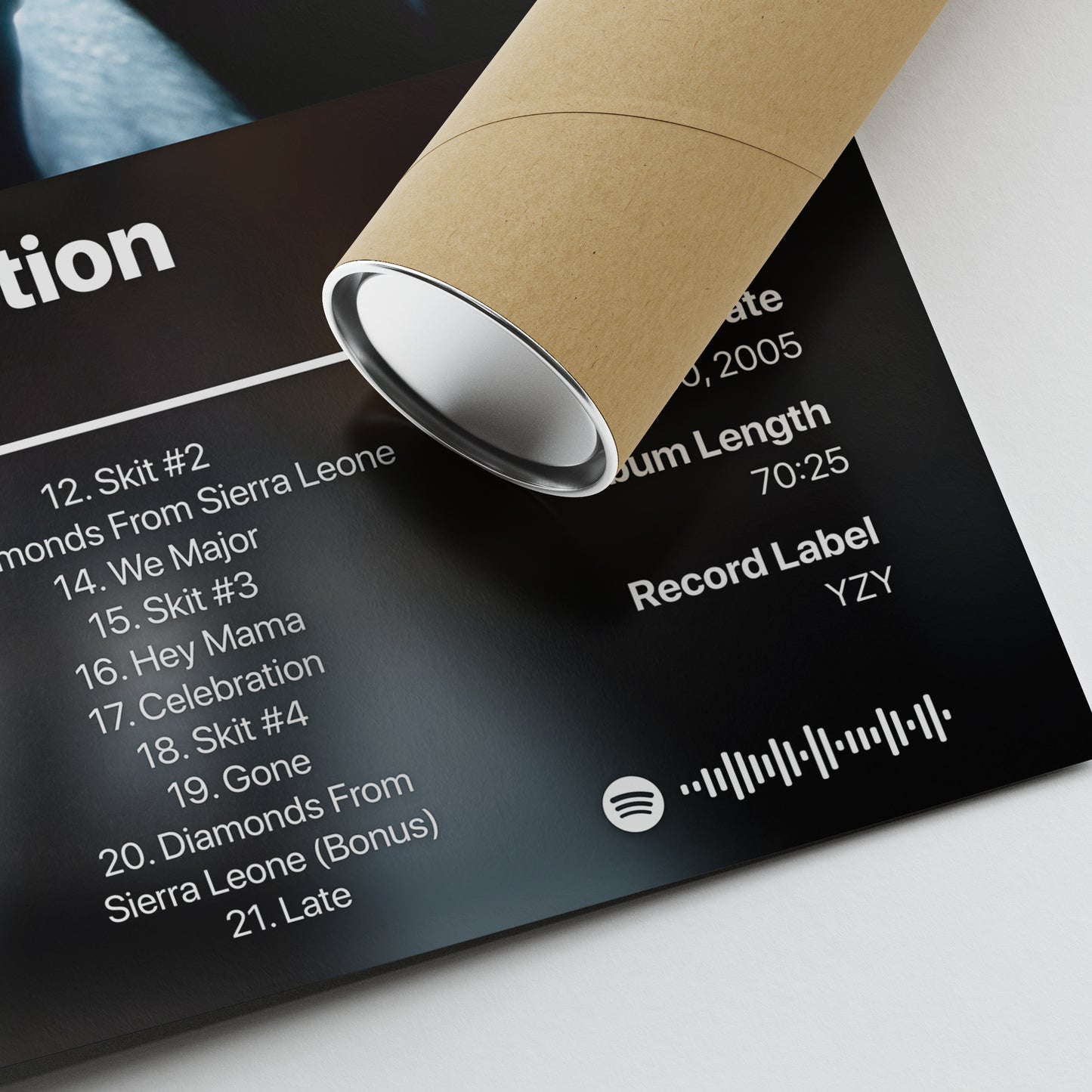 Kanye West Late Registration Album Poster