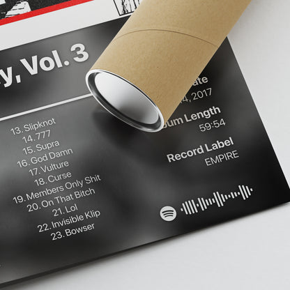 XXXTENTACION Members Only, Vol. 3 Album Poster