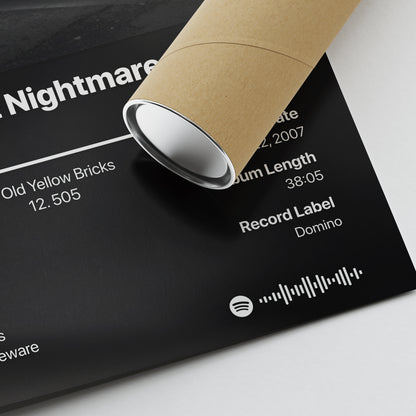 Arctic Monkeys Favourite Worst Nightmare Album Poster