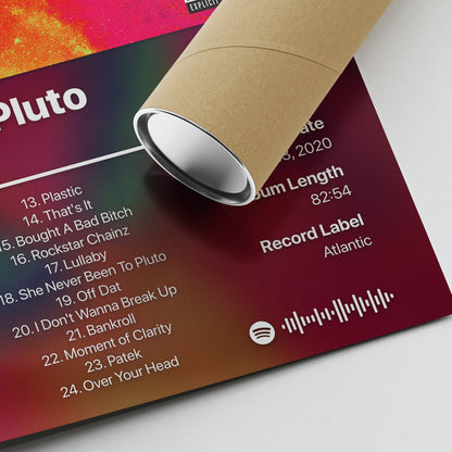 Lil Uzi Vert Pluto x Baby Pluto Album Poster