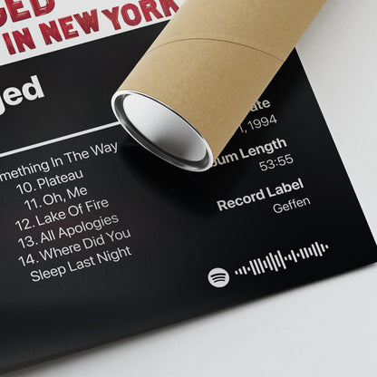 Nirvana MTV Unplugged In New York Album Poster